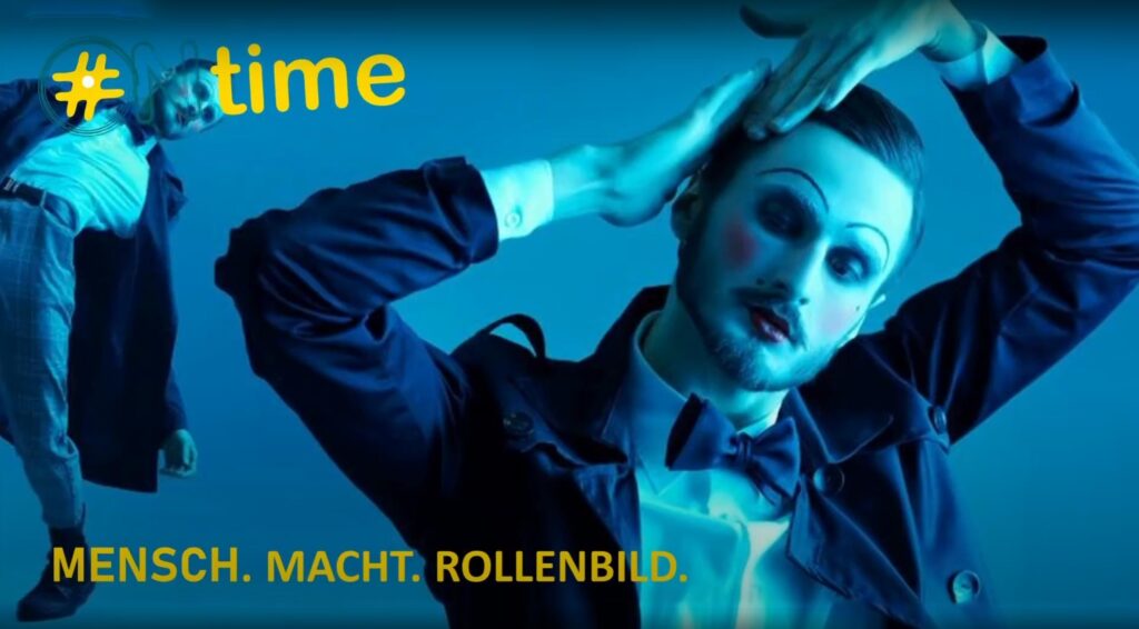 Video Still, Video Sandra Majewski, Interview mit beontime zum Thema Mensch – Macht – Rollenbilder